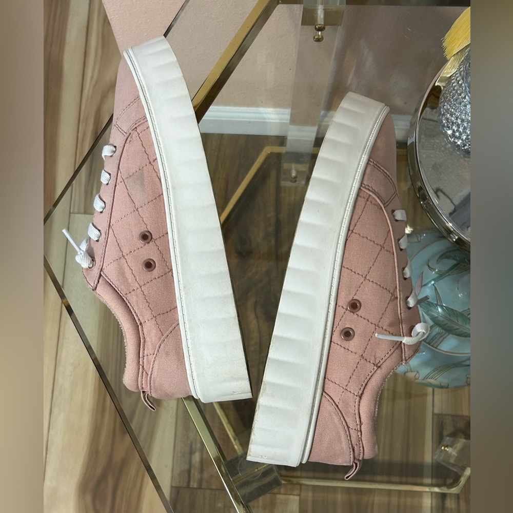 Roxy Blush Pink Chunky Platform Sneakers Size 10 - Picture 8 of 16